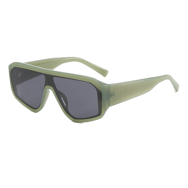 Dame Modiske Oversized-solbriller i futuristisk design Skanto