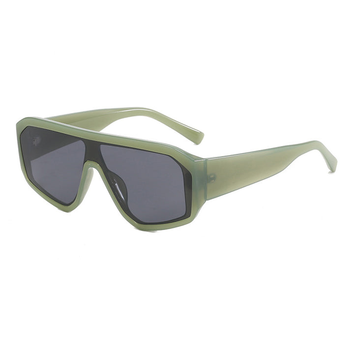 Dame Modiske Oversized-solbriller i futuristisk design Skanto