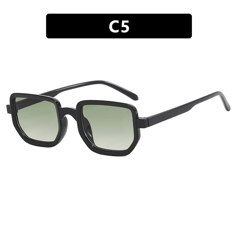 Dame geometrisk solbrille med moderne ramme og beskyttende glass Skanto