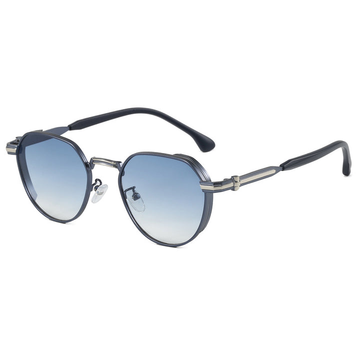 Dame geometrisk solbrille i moderne design Skanto