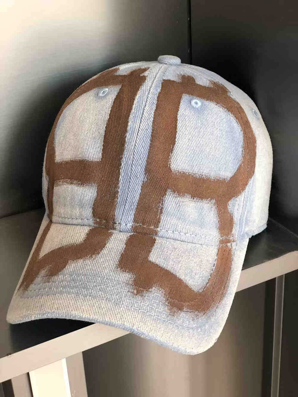 Unisex Slittet Vintage-Inspirert Baseball Caps Skanto