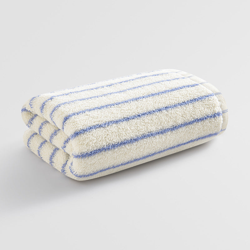 Dame fløyels-håndkle med stripete design Skanto