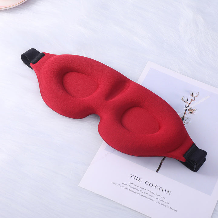 Unisex nan ergonomisk 3D sovemaske med konturerte øyehulrom og justerbart komfortbånd Skanto