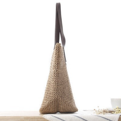 Strandveske med moderne makramee-design Skanto