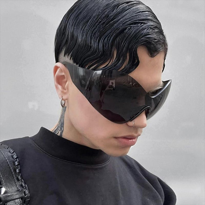 Dame futuristisk solbrille Skanto