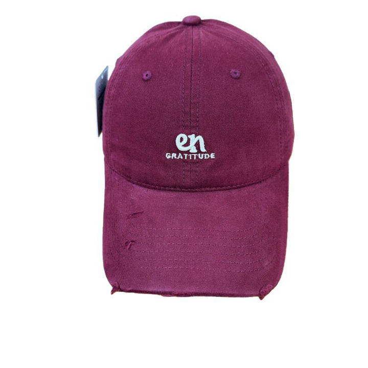Kvinnenes Avslappet Bomullsbrodert Baseball Caps Skanto