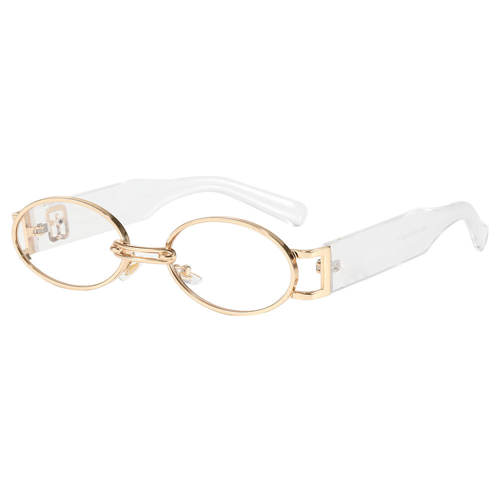 Dame moteriktig solbrille i oval design Skanto