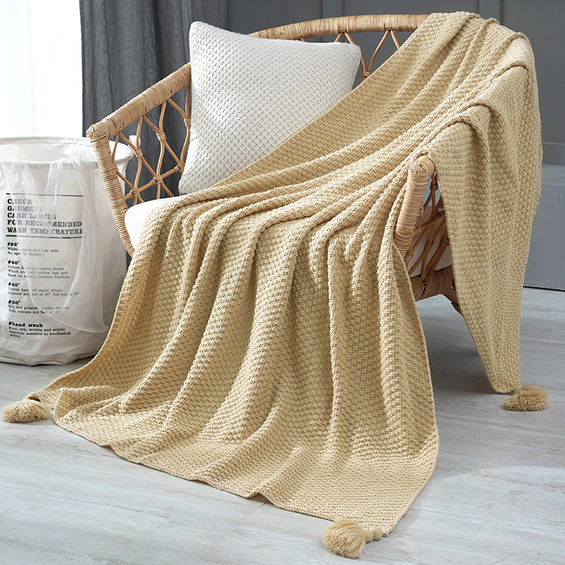 Kvinne Elegant Vaffelstruktur Teppe Skanto
