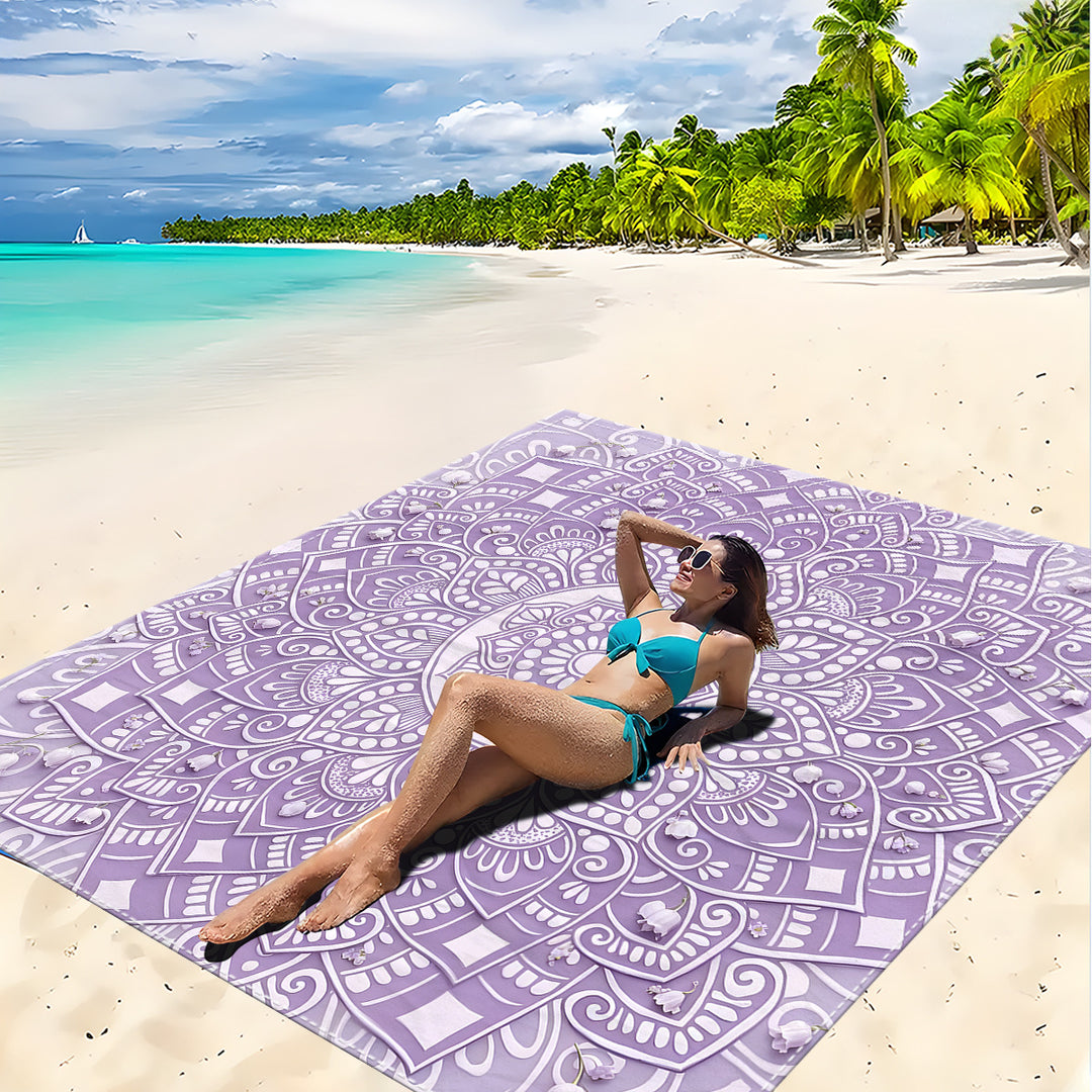 Mandala Design Strandmat Skanto
