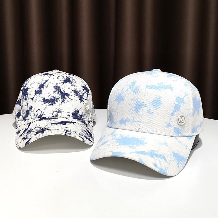 Kvinnelig Stilig Spruttrykk Baseball Caps Skanto