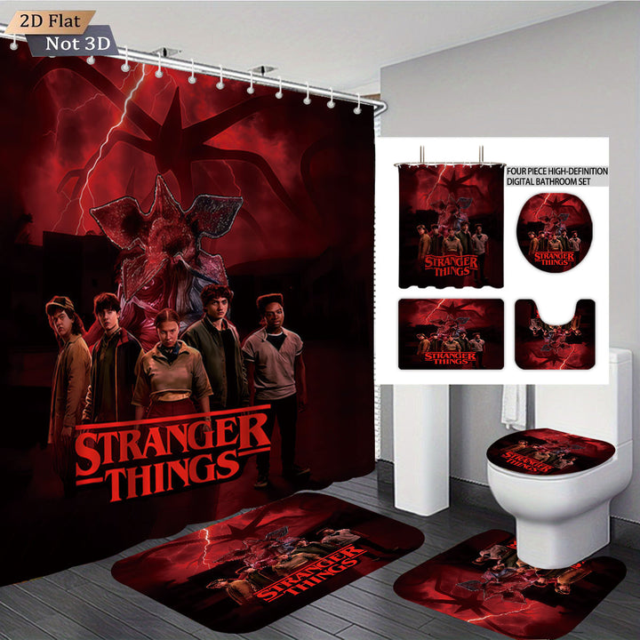 Stranger Things Eventyrtema Digital Badeanlegg Sett Skanto