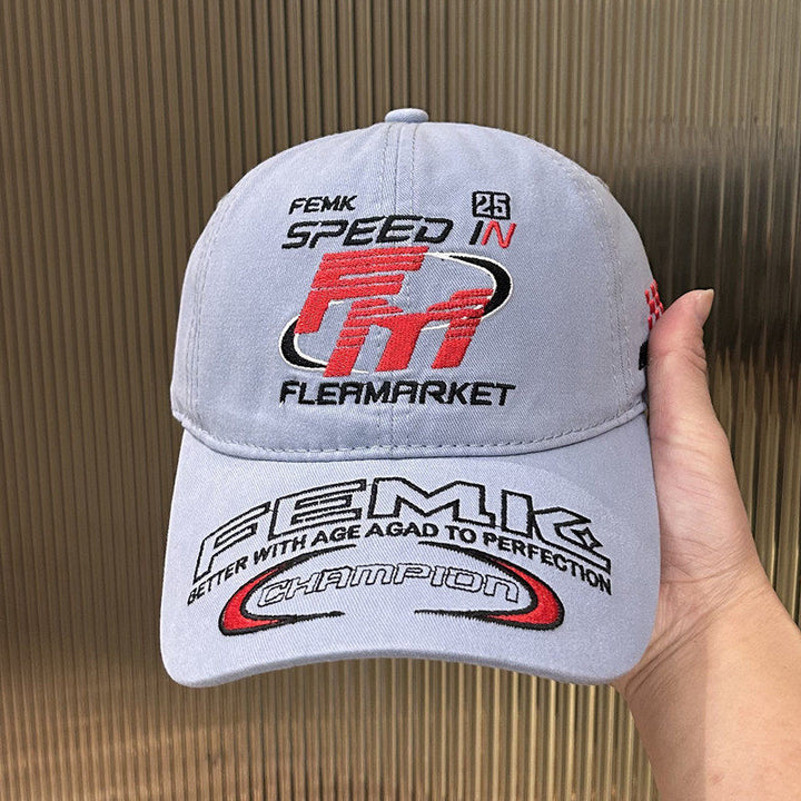 Herre Sporty Brodert Caps Skanto