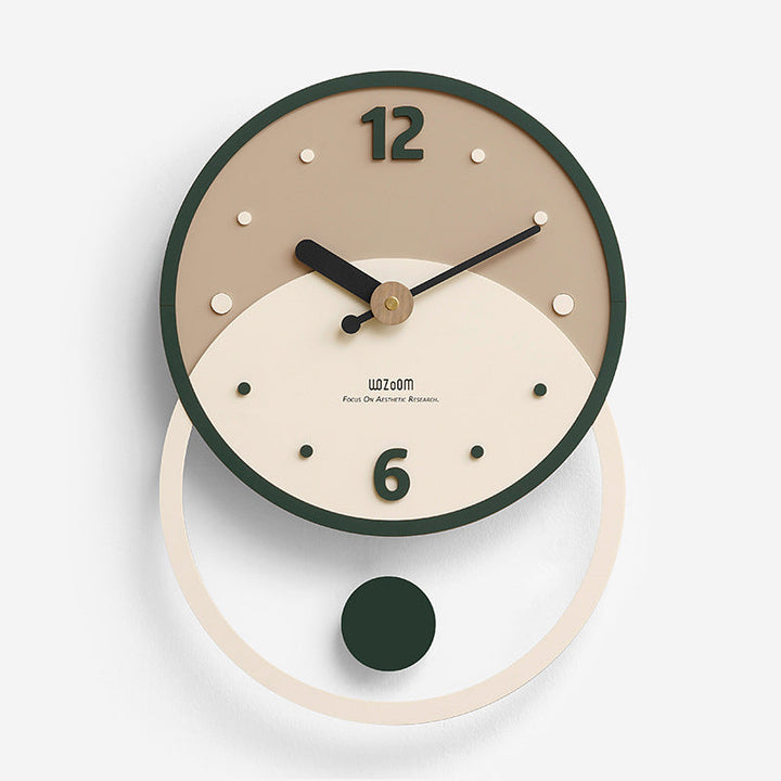 Skanto | Nordisk Minimalistisk Veggdekorasjon Klokke for Stuen