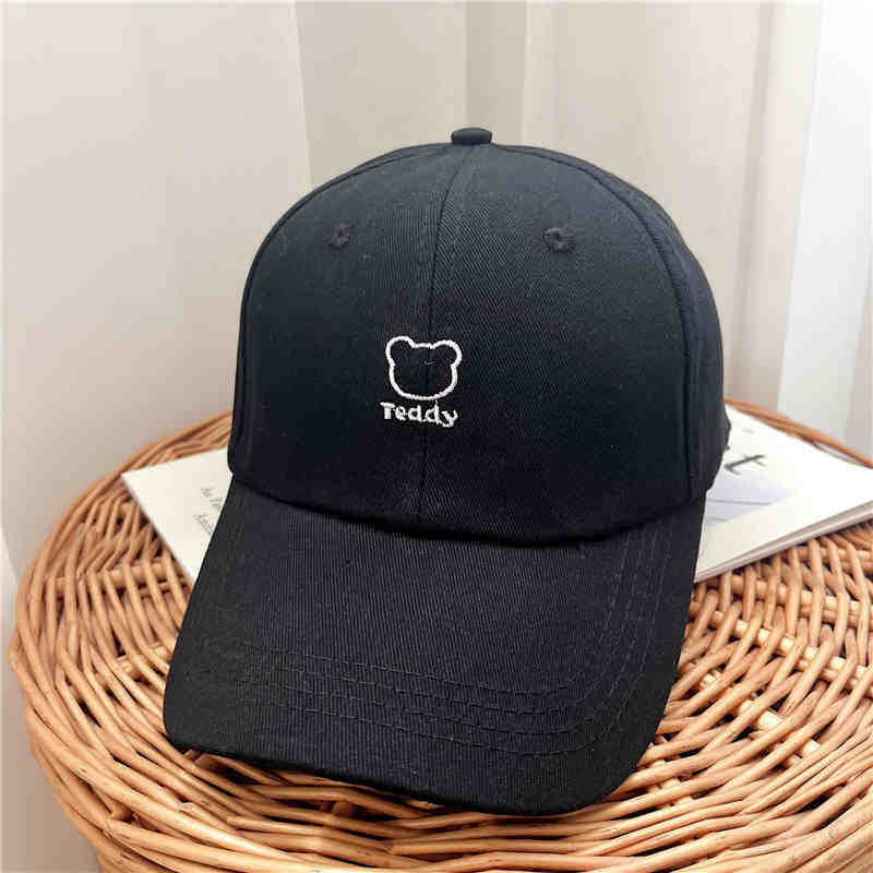 Kvinnenes Lekne Teddy Bear Brodert Baseball Caps Skanto