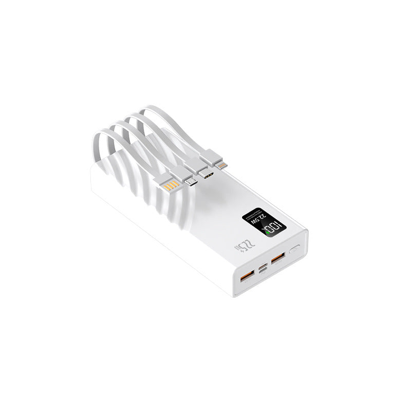 Høyytelses Powerbank med multifunksjonelle tilkoblingsmuligheter Skanto