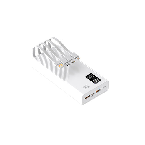 Høyytelses Powerbank med multifunksjonelle tilkoblingsmuligheter Skanto