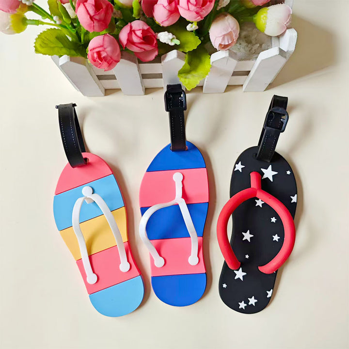 Unisex Fun Flip Flop Bagasje Tag Skanto