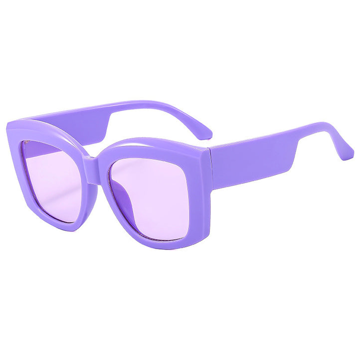Damen oversized solbrille med kreativt design og høy kvalitet UV-beskyttelse Skanto