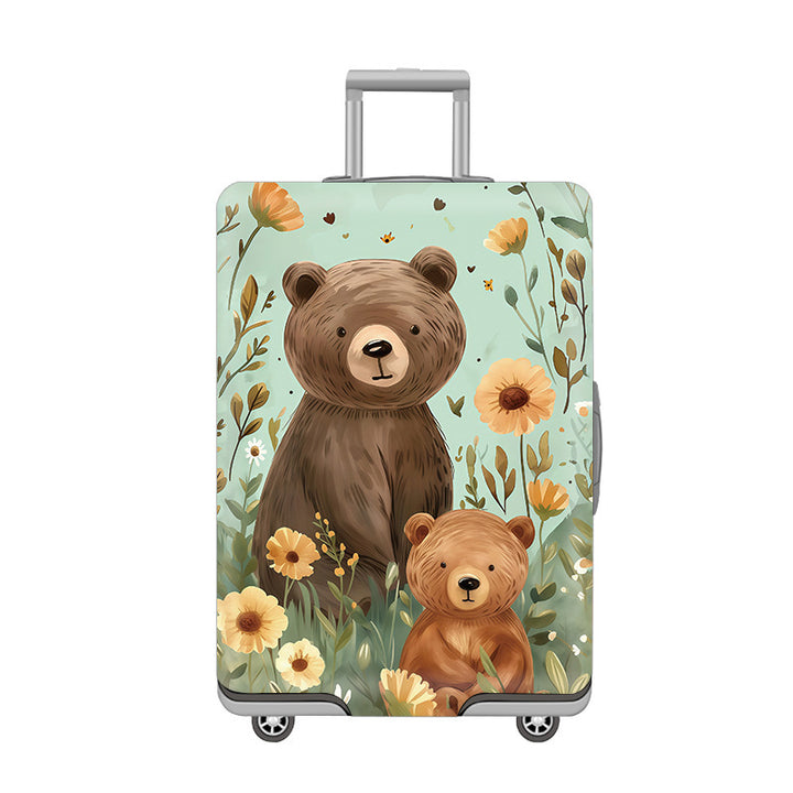 Cartoon Cat Design Hard Shell Luggage Skanto