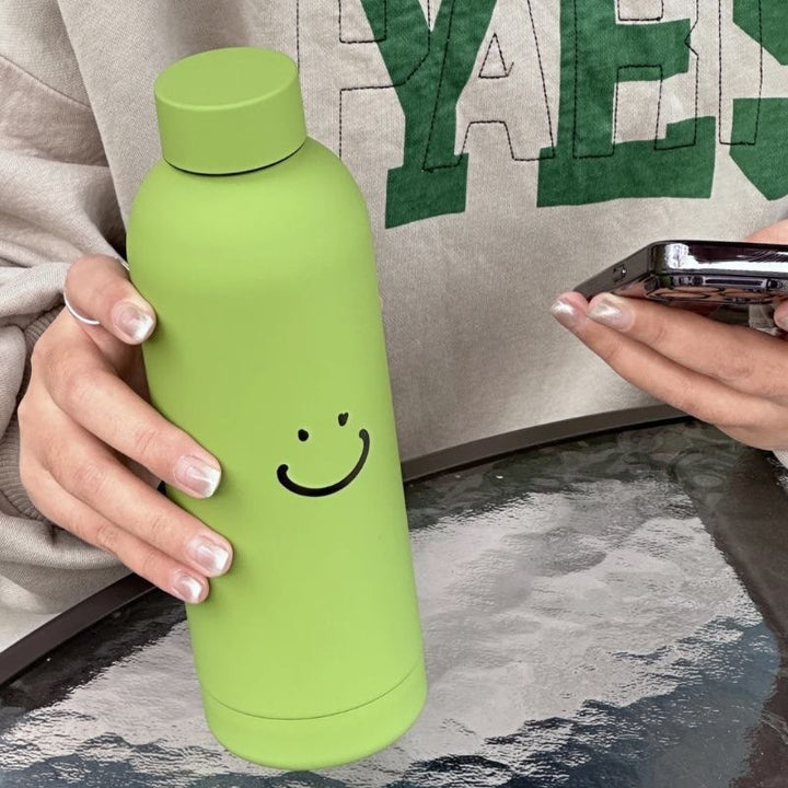 Damen-Isolierflasche mit fröhlichem Lächelmotiv Skanto