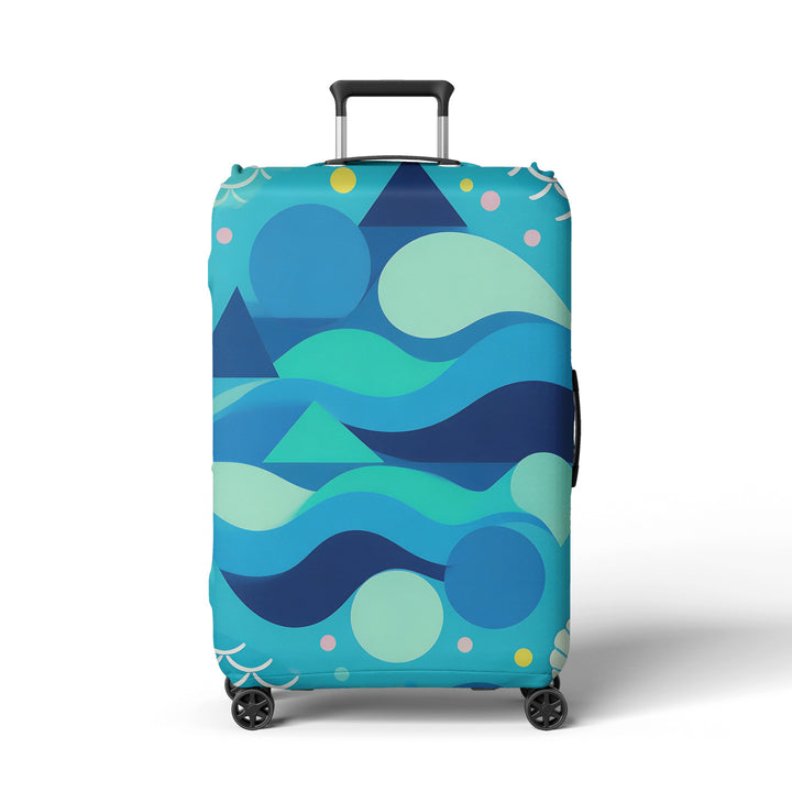 Dame koffertrekk med moderne grafisk design Skanto