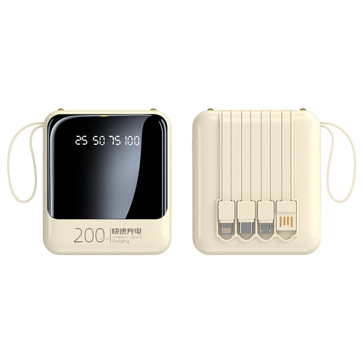 Bærbar hurtiglader powerbank Skanto