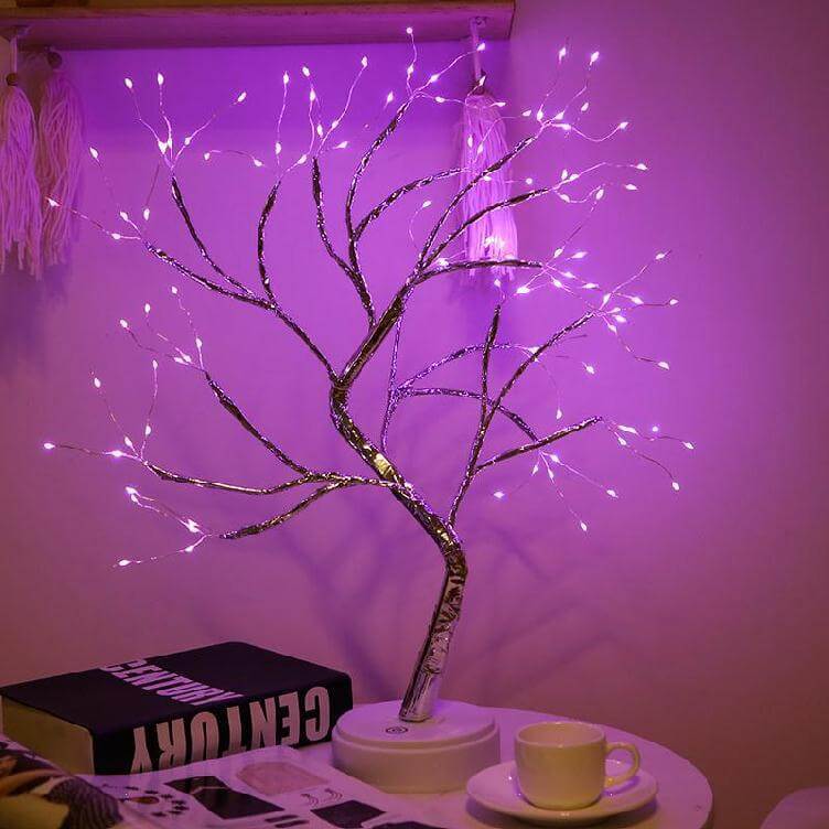Skanto | LED Bordlampe med Fargerike Tre Lys