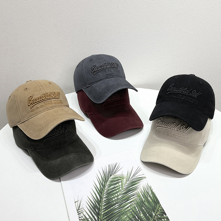 Kvinne Trendy Brodert Caps Skanto