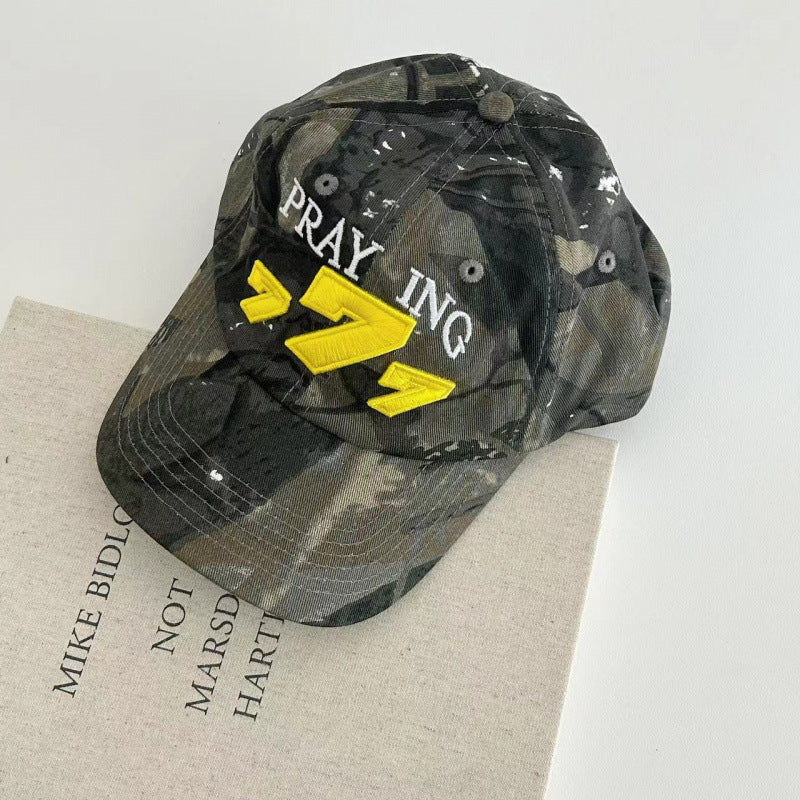 Herre Slitt Kamuflasje Baseball Caps Skanto