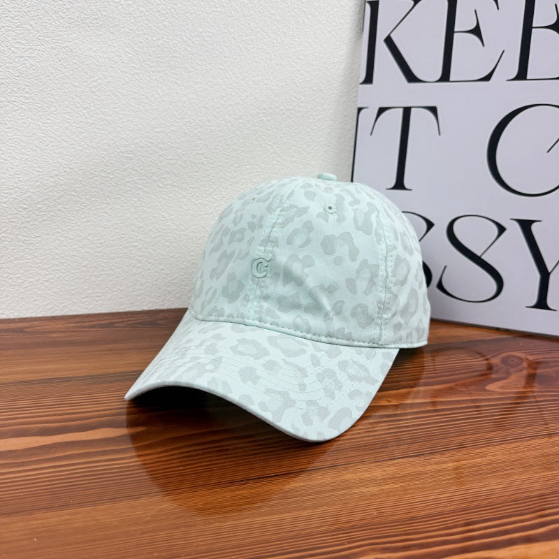 Kvinne Stilig Leopardmønster Baseball Cap Skanto