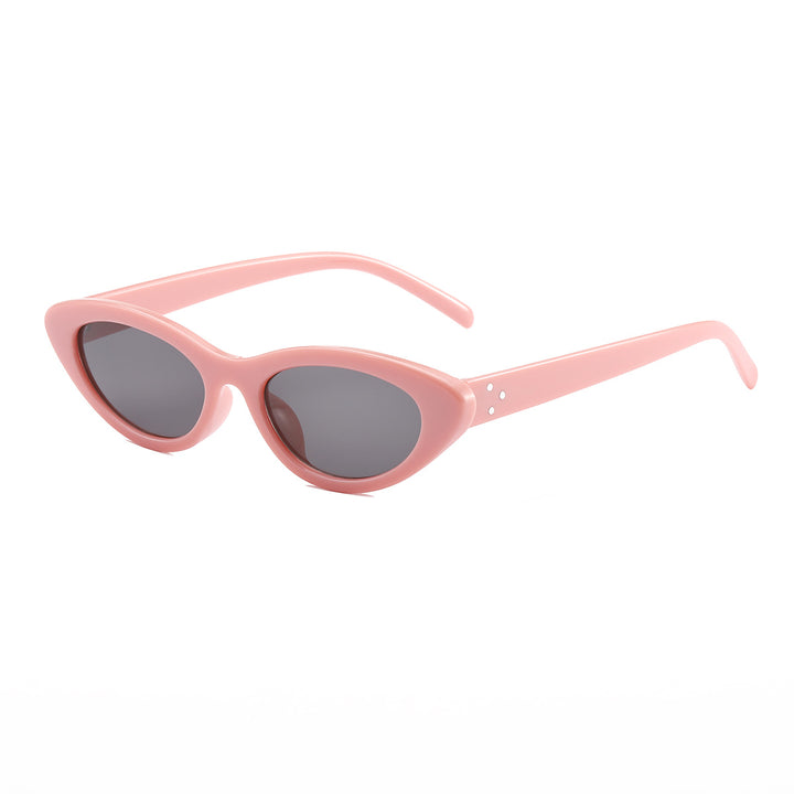Dame Cat-Eye solbriller i elegant Leo-design Skanto