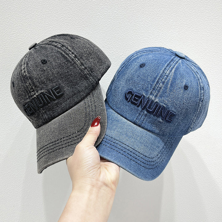 Herre Denim Baseball Caps Skanto