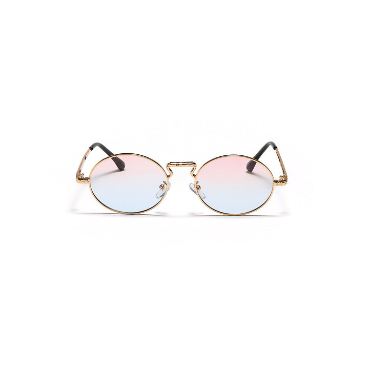 Dame rund fashionable solbriller Skanto
