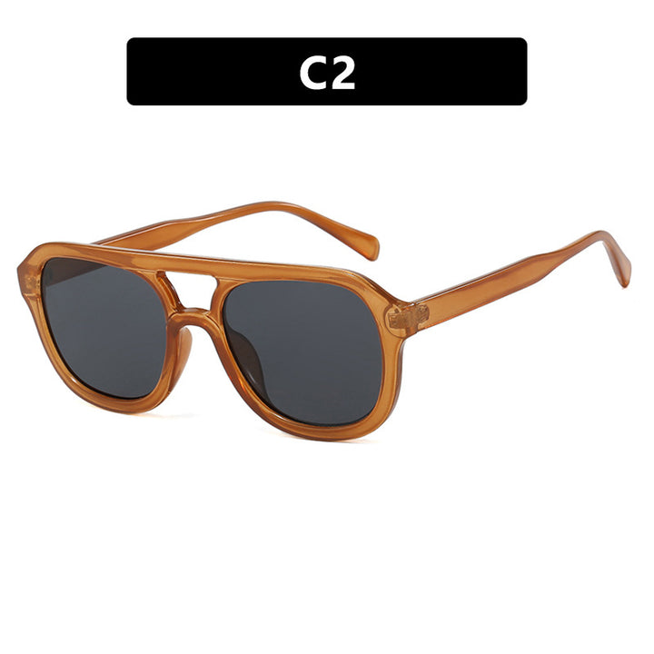 Dame modisch sport solbrille med bred, fleksibel ramme Skanto