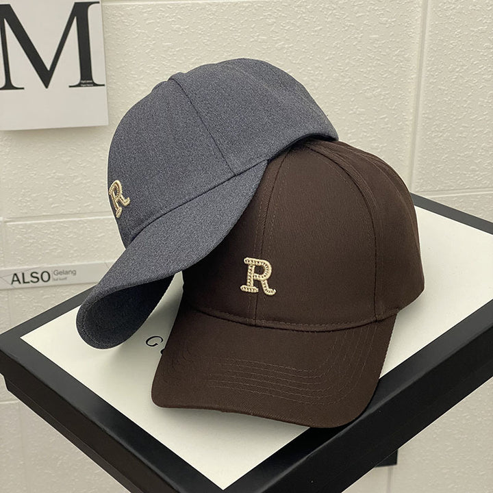 Herre Casual Teksturert Baseball Caps Skanto