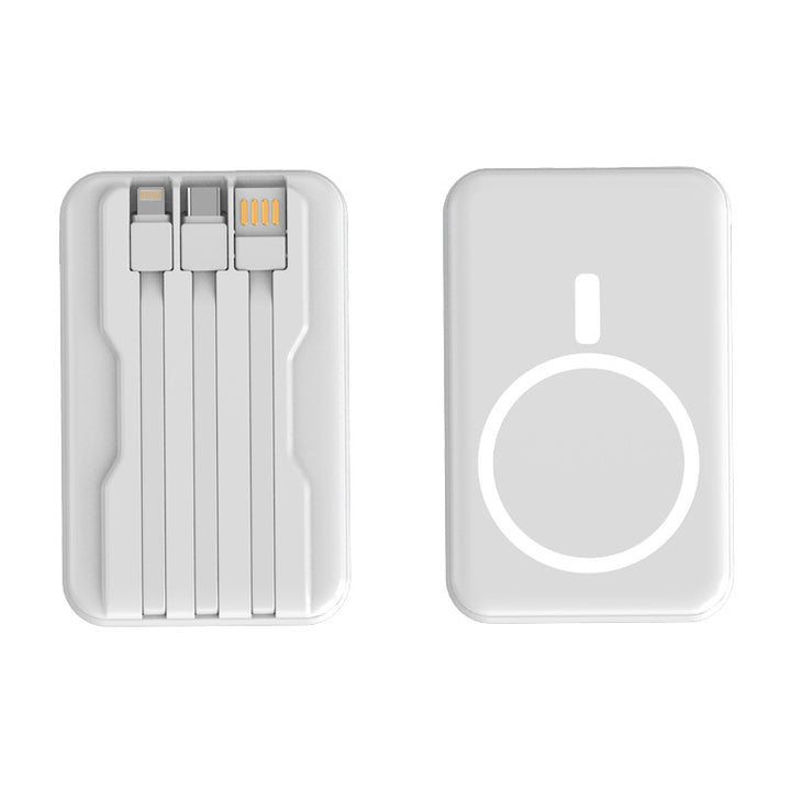 Bærbar Magsafe Powerbank med integrert hurtigladefunksjon Skanto