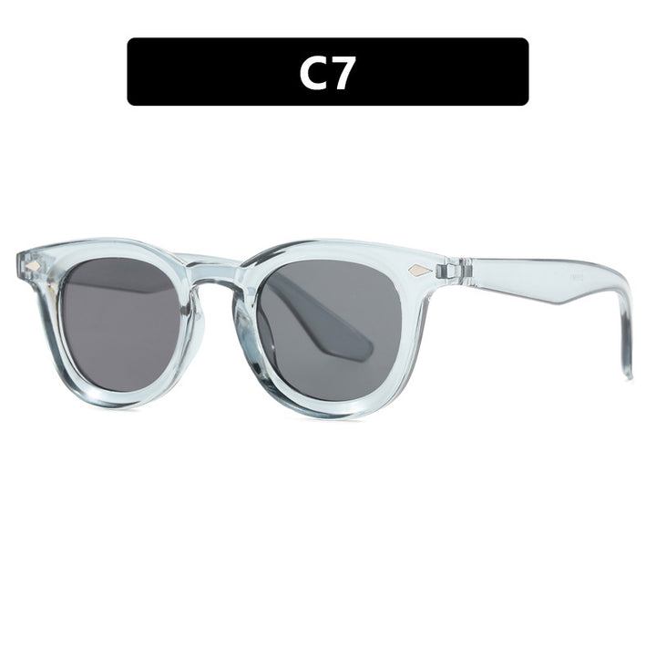 Damen modische Cat-Eye solbrille med transparent ramme Skanto