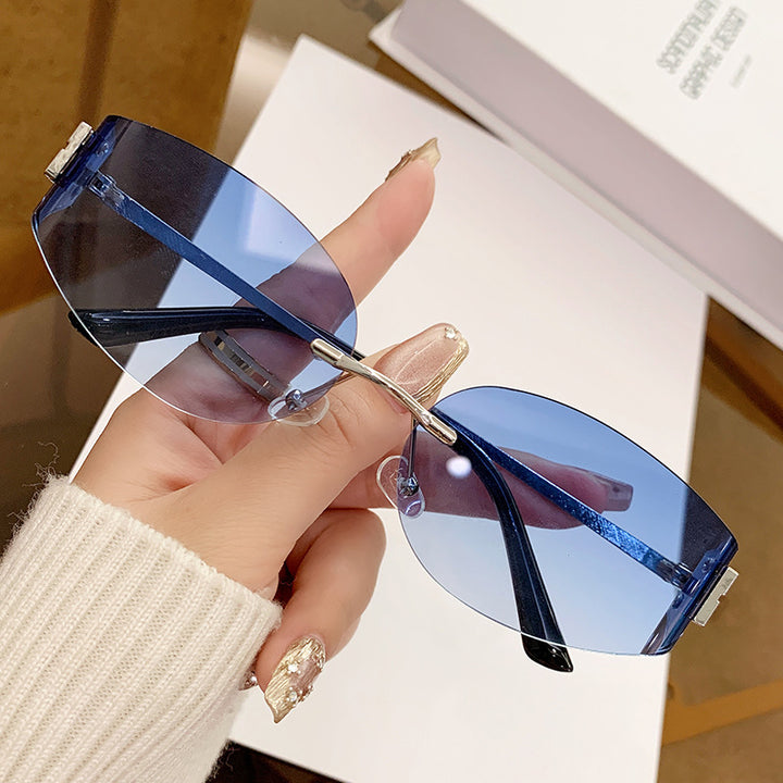 Dame sportlich pilot solbrille med beskyttende UV-filter og fleksibel ramme Skanto