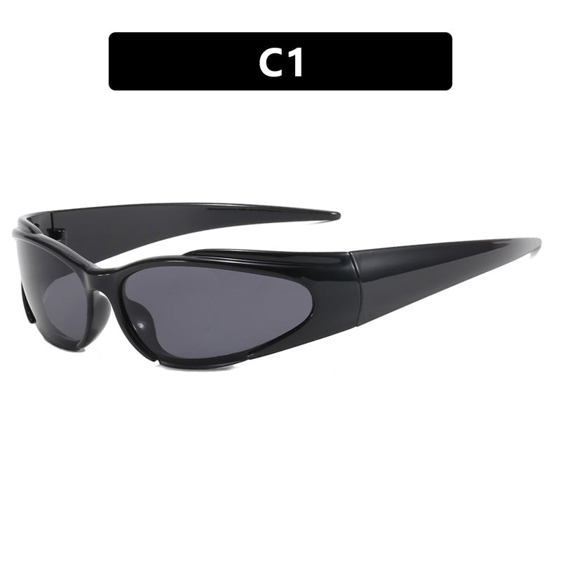 Dame Sporty UV-beskyttende solbrille med aerodynamisk design Skanto