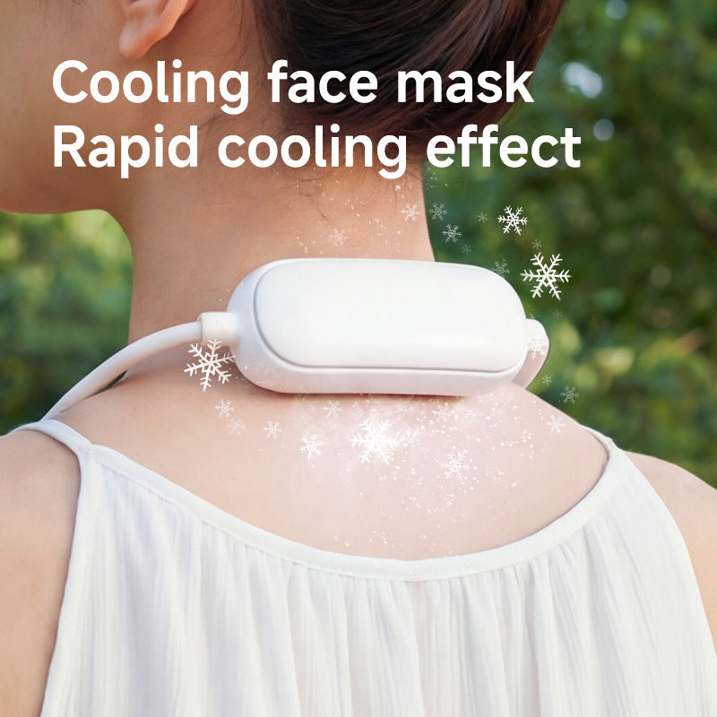 Unisex Portable Neck Fan with Flexible Fan Heads and Rechargeable Battery Skanto
