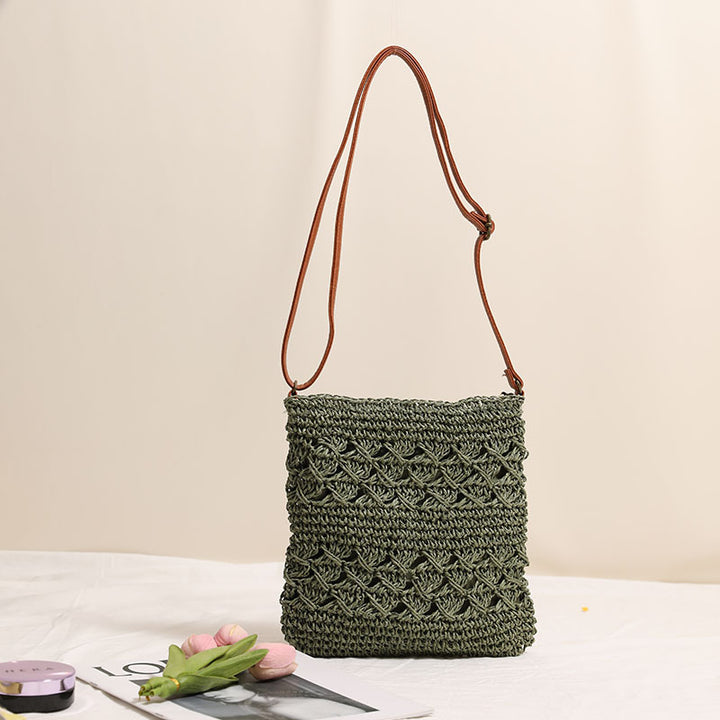 Håndknyttede skulderveske i det elegante designet Skanto