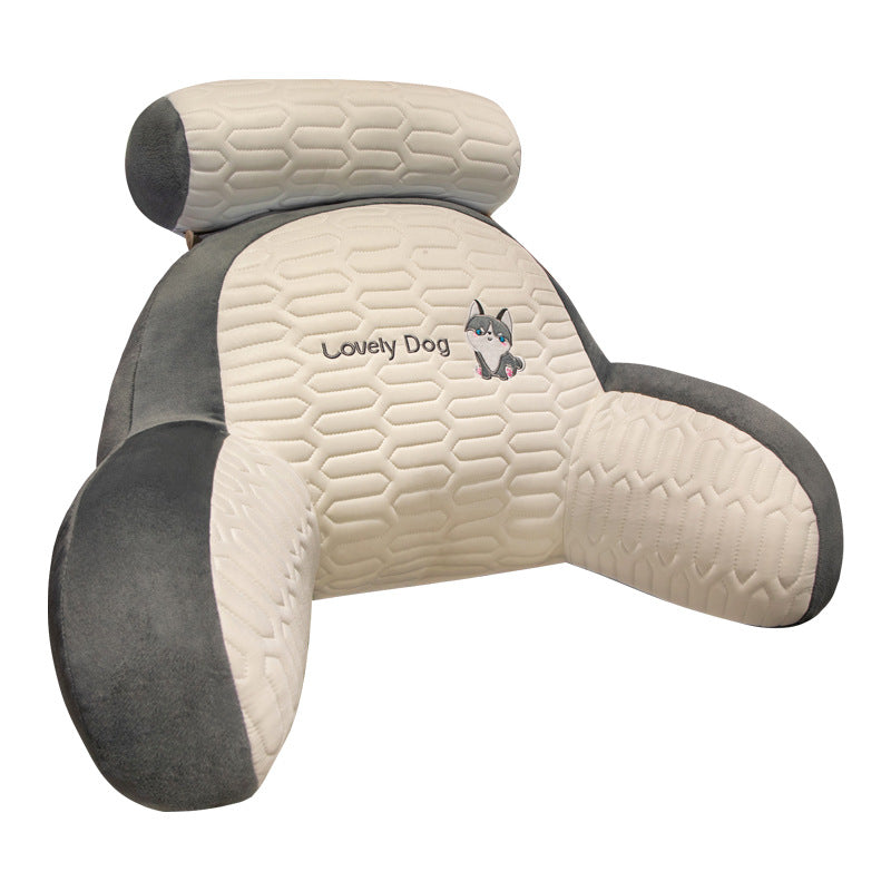 Plush ryggstøttepute med toastdesign Skanto