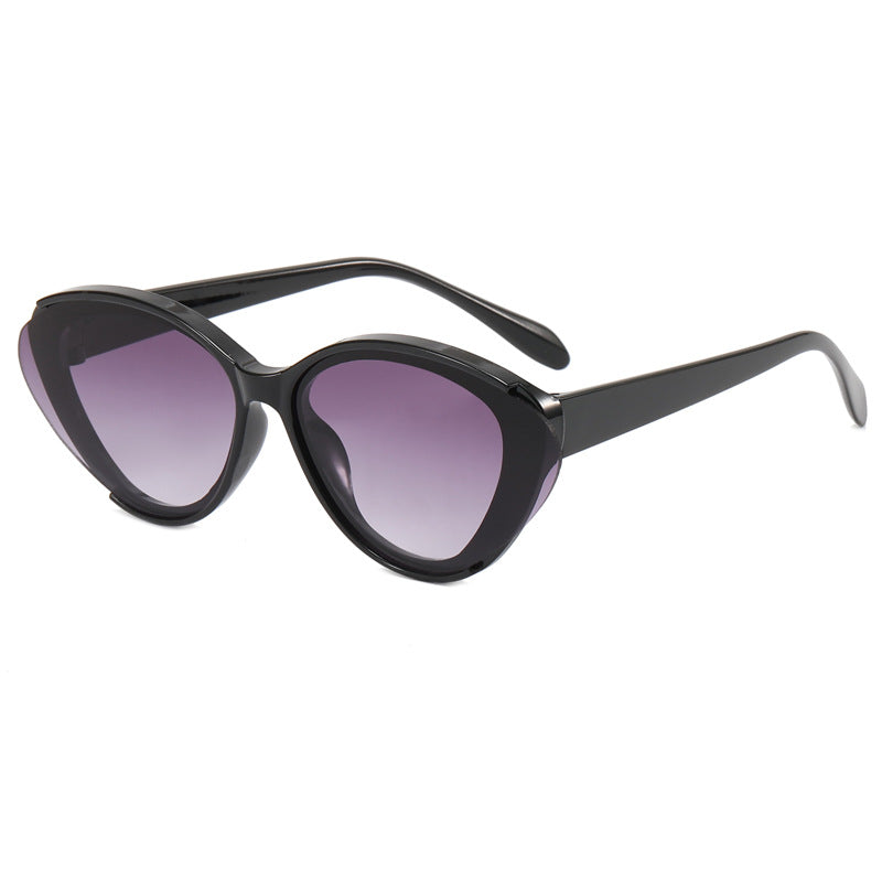 Dame Oversized solbrille med gradient Skanto