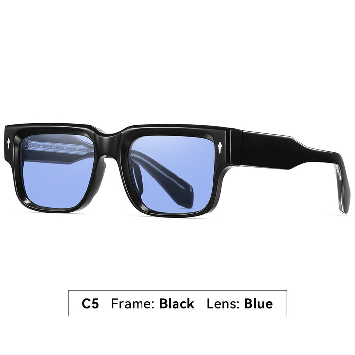 Dame solbrille i moderne, kantet design Skanto