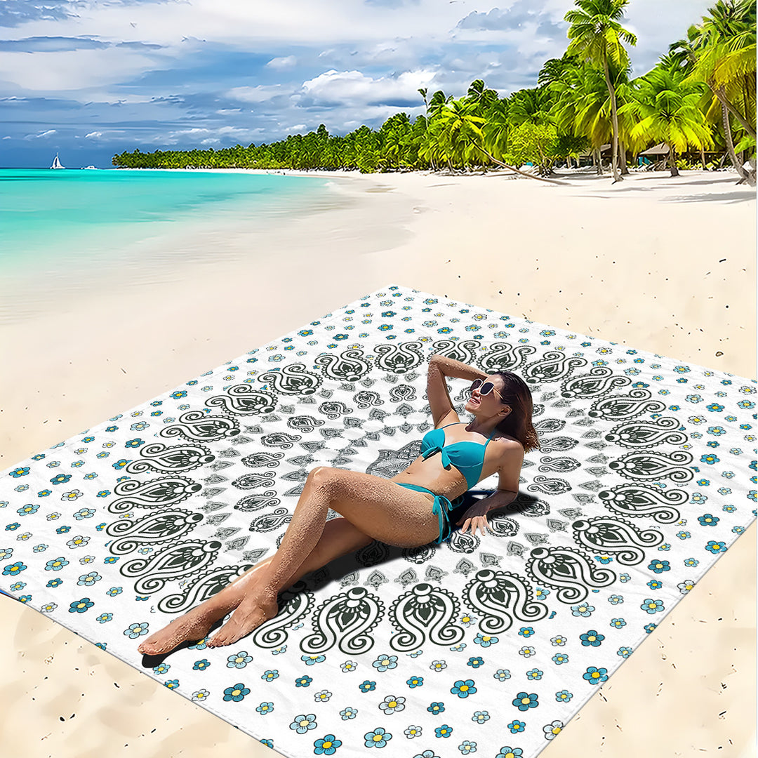 Mandala Design Strandmat Skanto