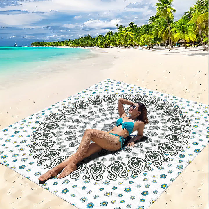 Mandala Design Strandmat Skanto