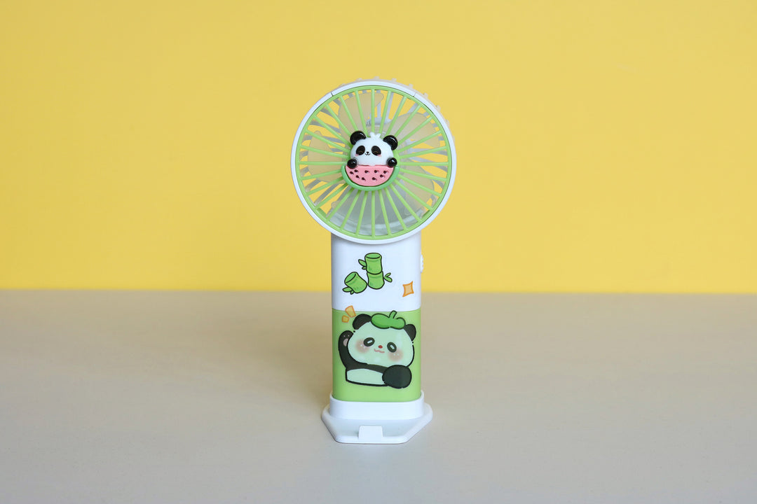 Unisex Bærbar Håndvifte i søtt Panda-design Skanto