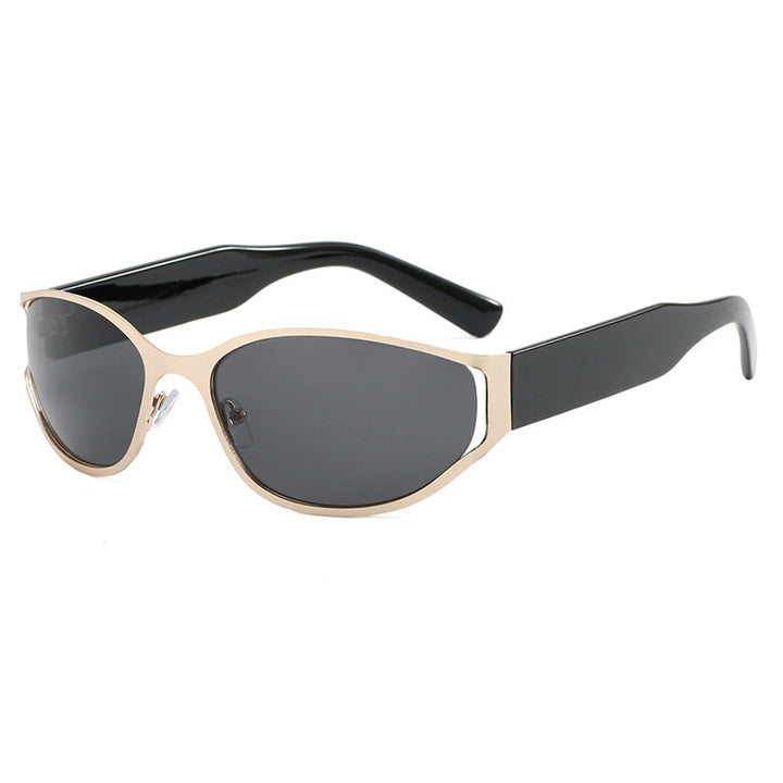 Dame moderne solbriller med elegante konturer og beskyttende UV-filter Skanto