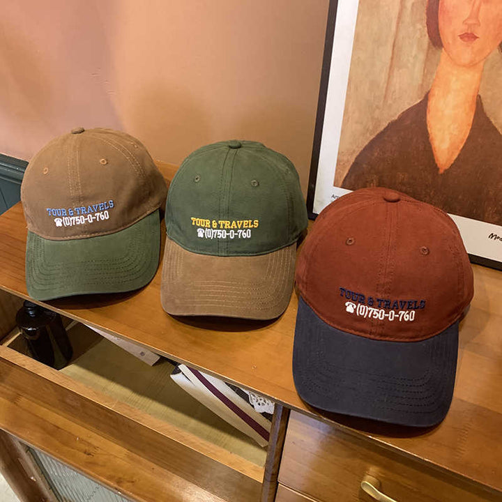 Herre Casual Reisemotiv Baseball Caps Skanto