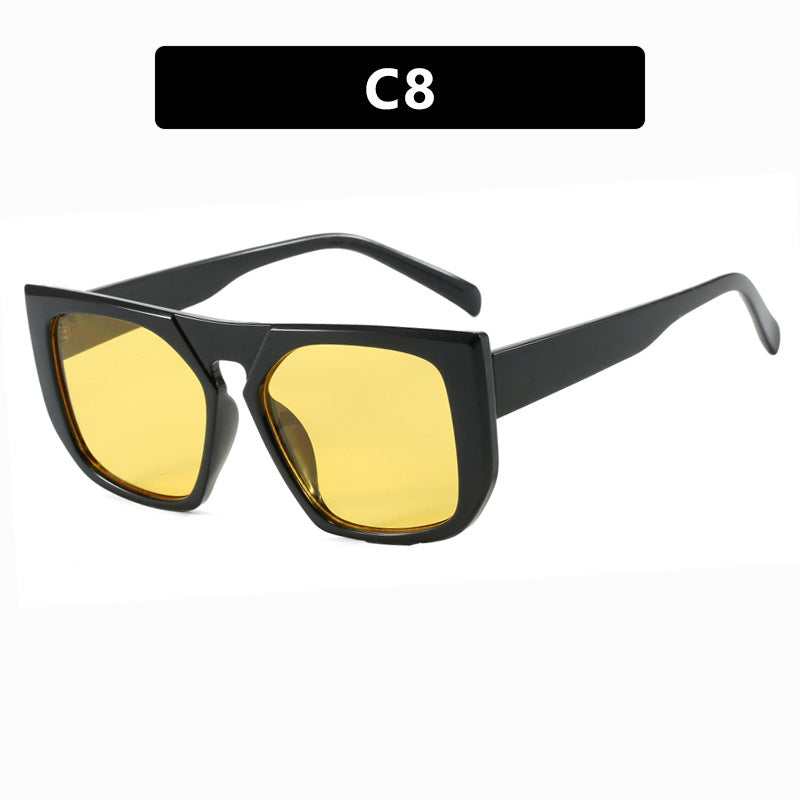 Dame firkantet motes solbrille Skanto